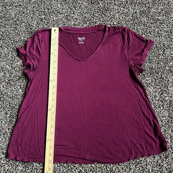 Mossimo Supply Co. Pink Fitted Short Sleeve T-Shirt - Picture 4 of 6